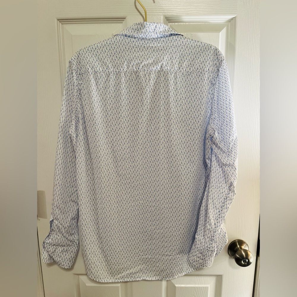 Frank & Eileen Flamingo Patterned Button Down Shi… - image 6